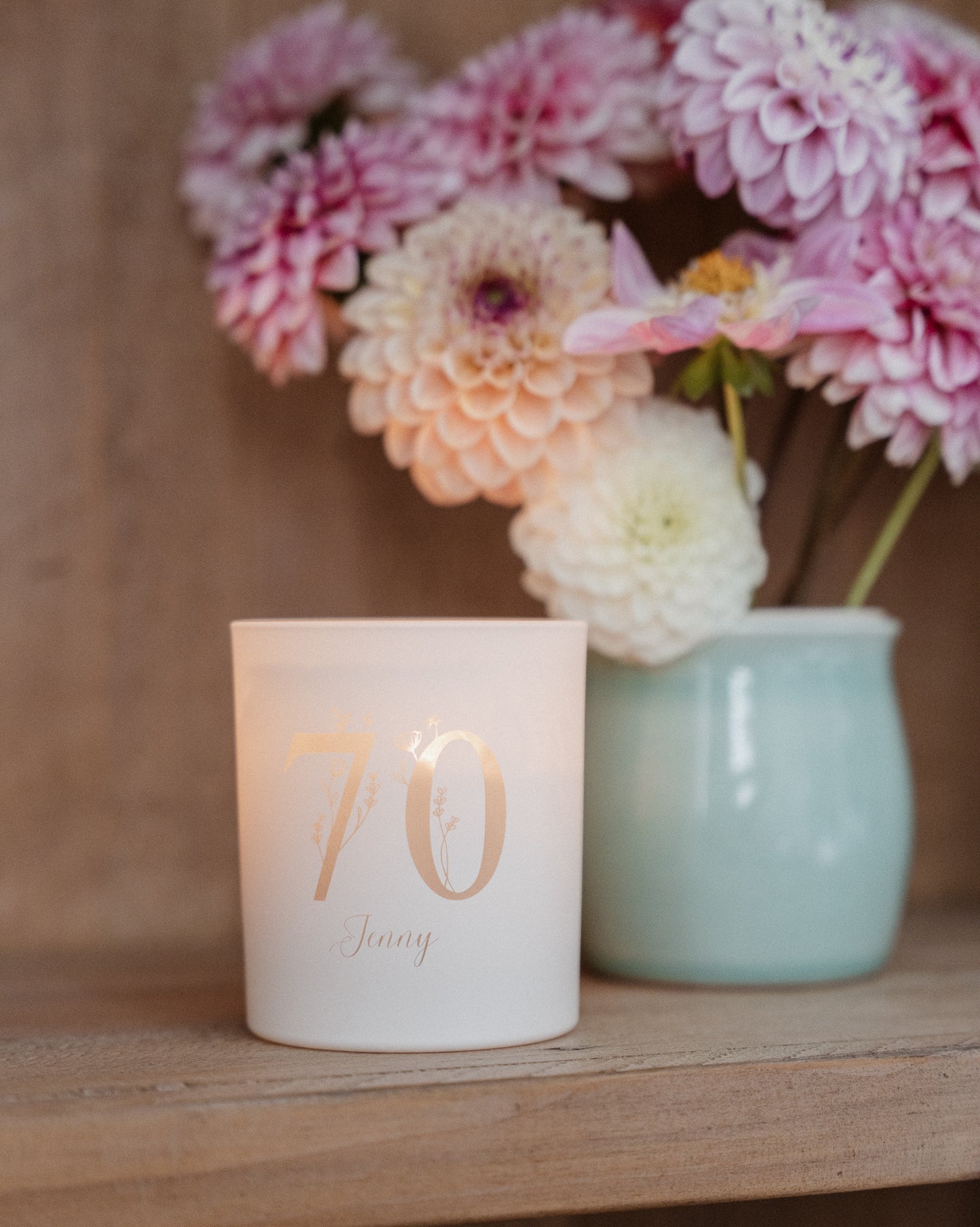 Personalised Luxury Scented Birthday Candle
