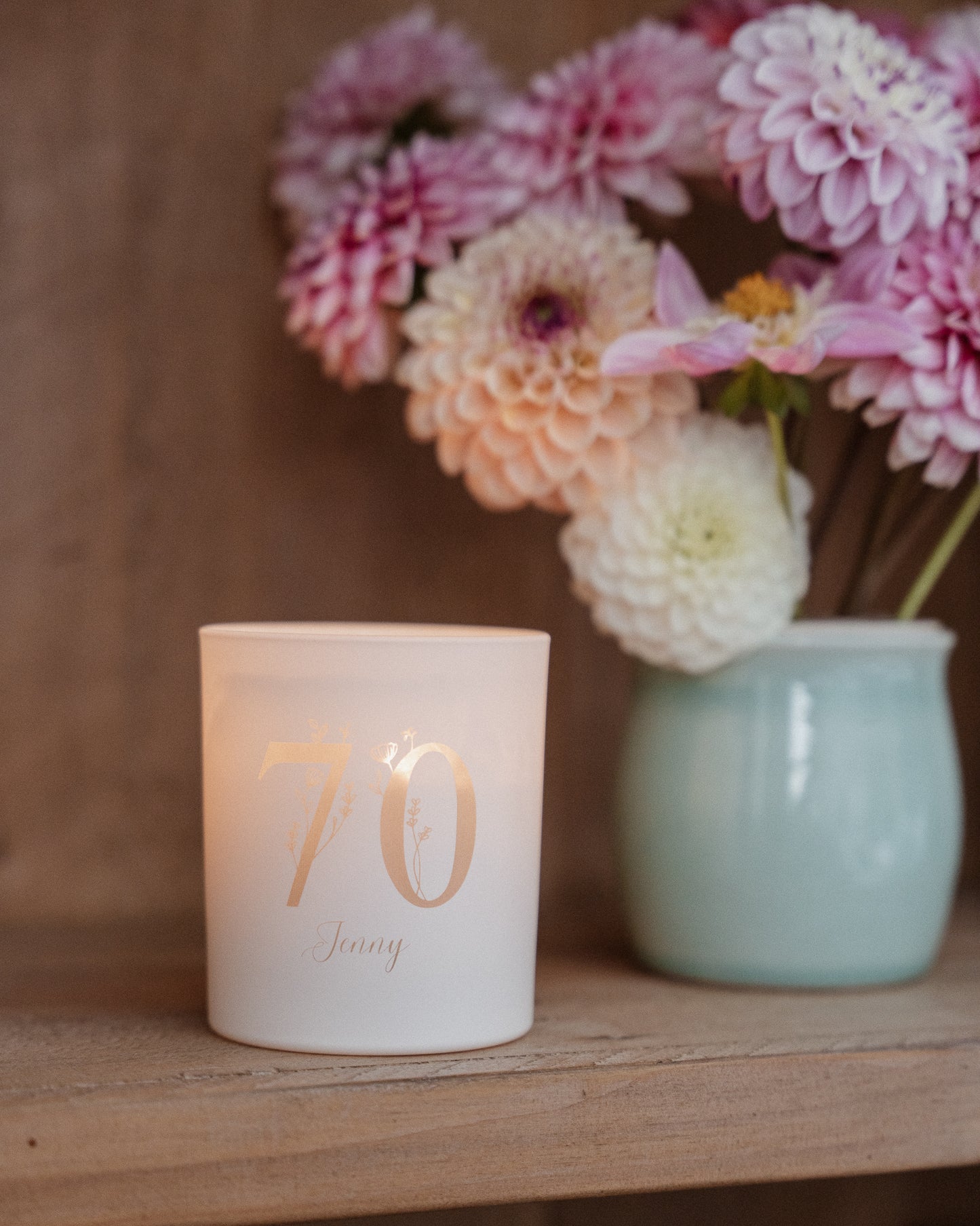 Personalised Luxury Scented Birthday Candle