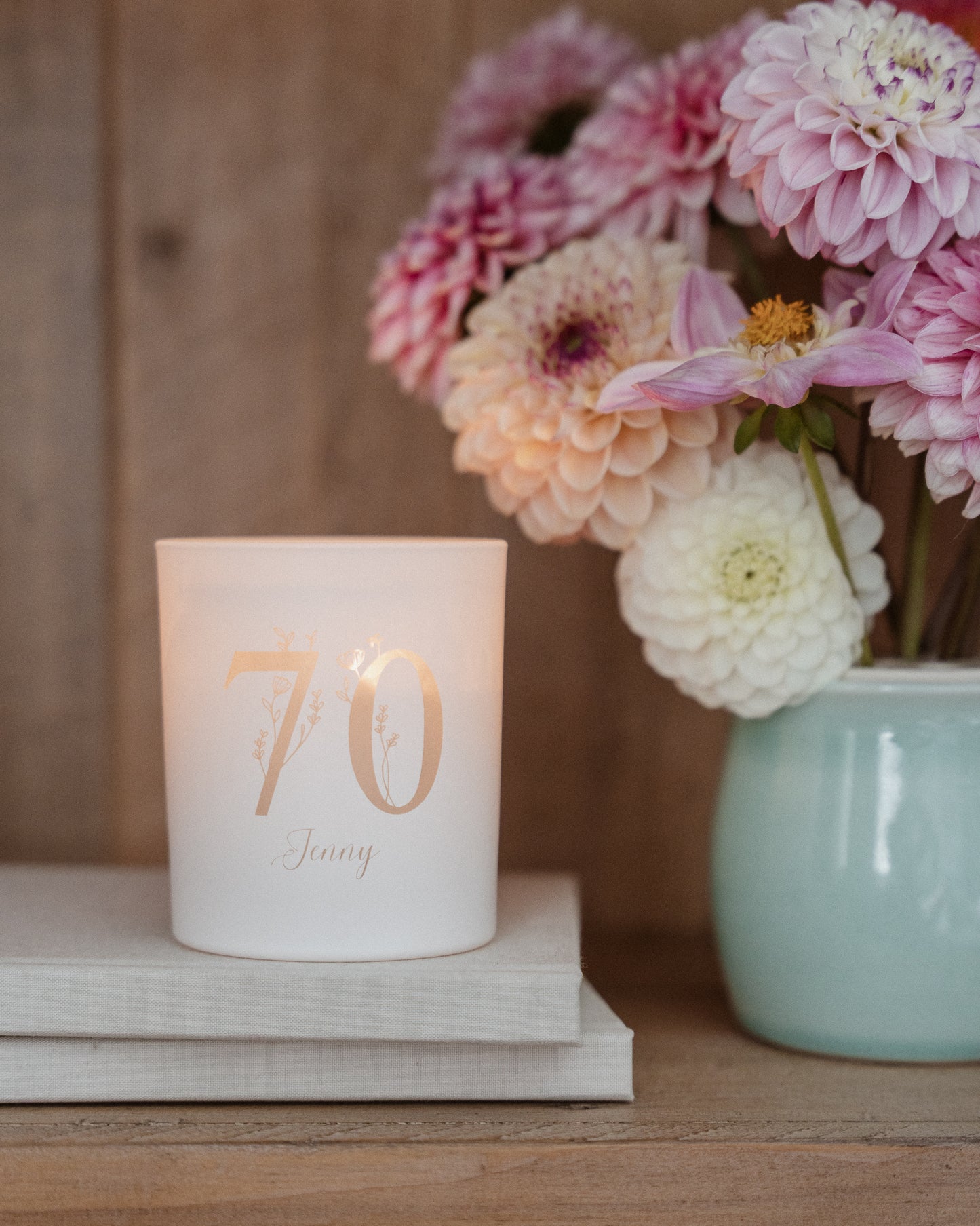 Personalised Luxury Scented Birthday Candle