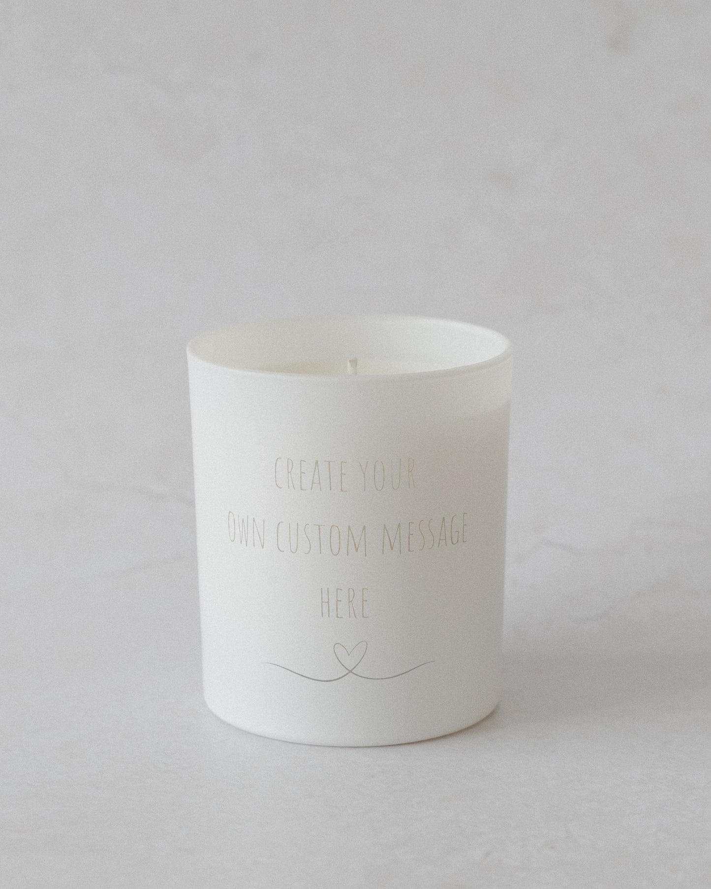 'Create your own Custom Message' Luxury Scented Candle