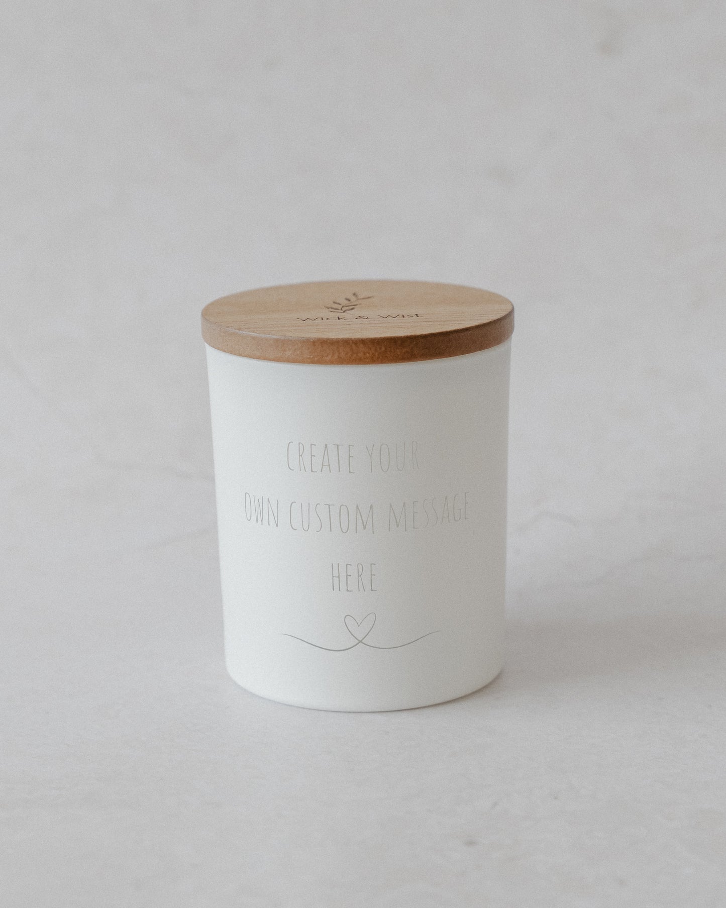 'Create your own Custom Message' Luxury Scented Candle