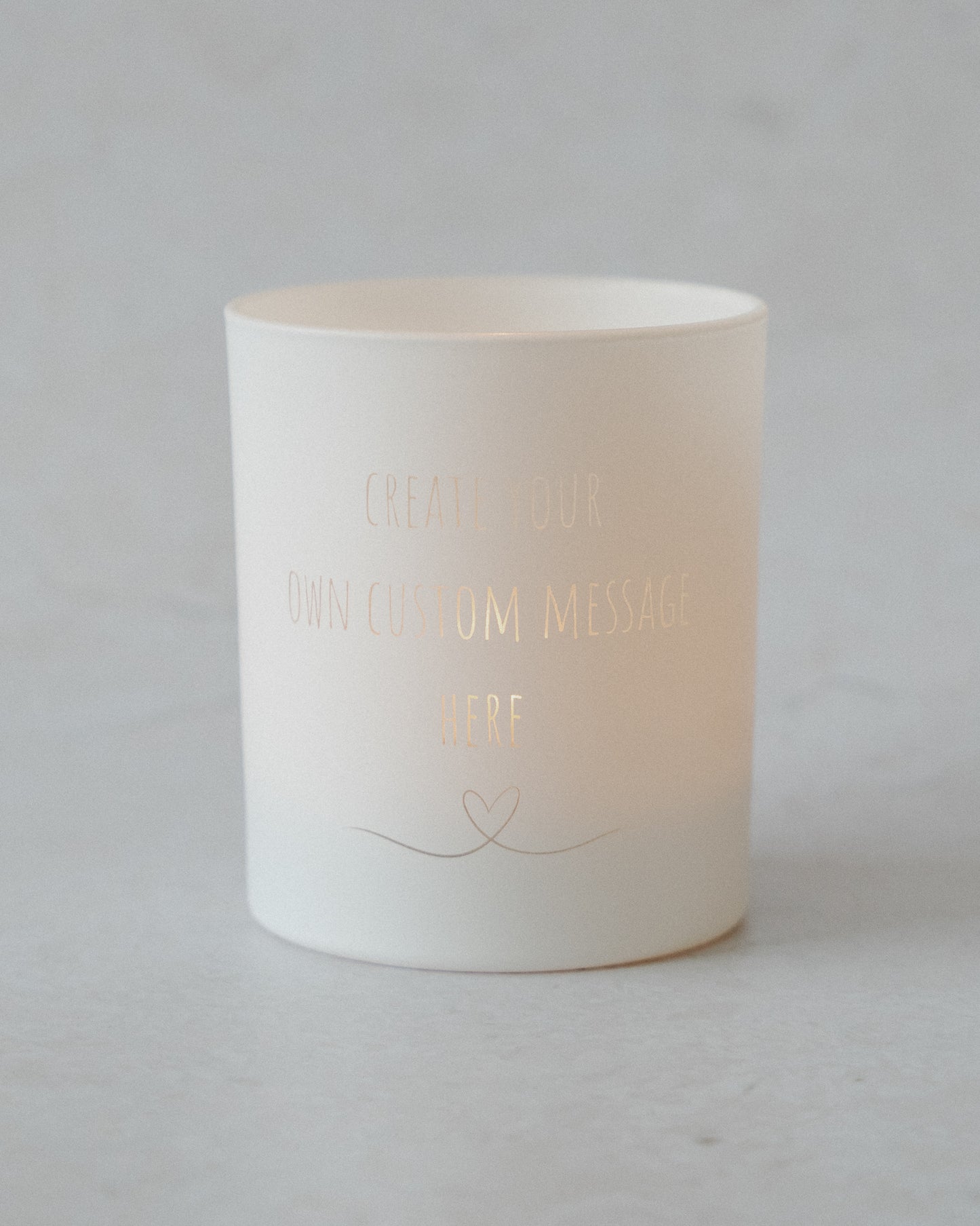 'Create your own Custom Message' Luxury Scented Candle