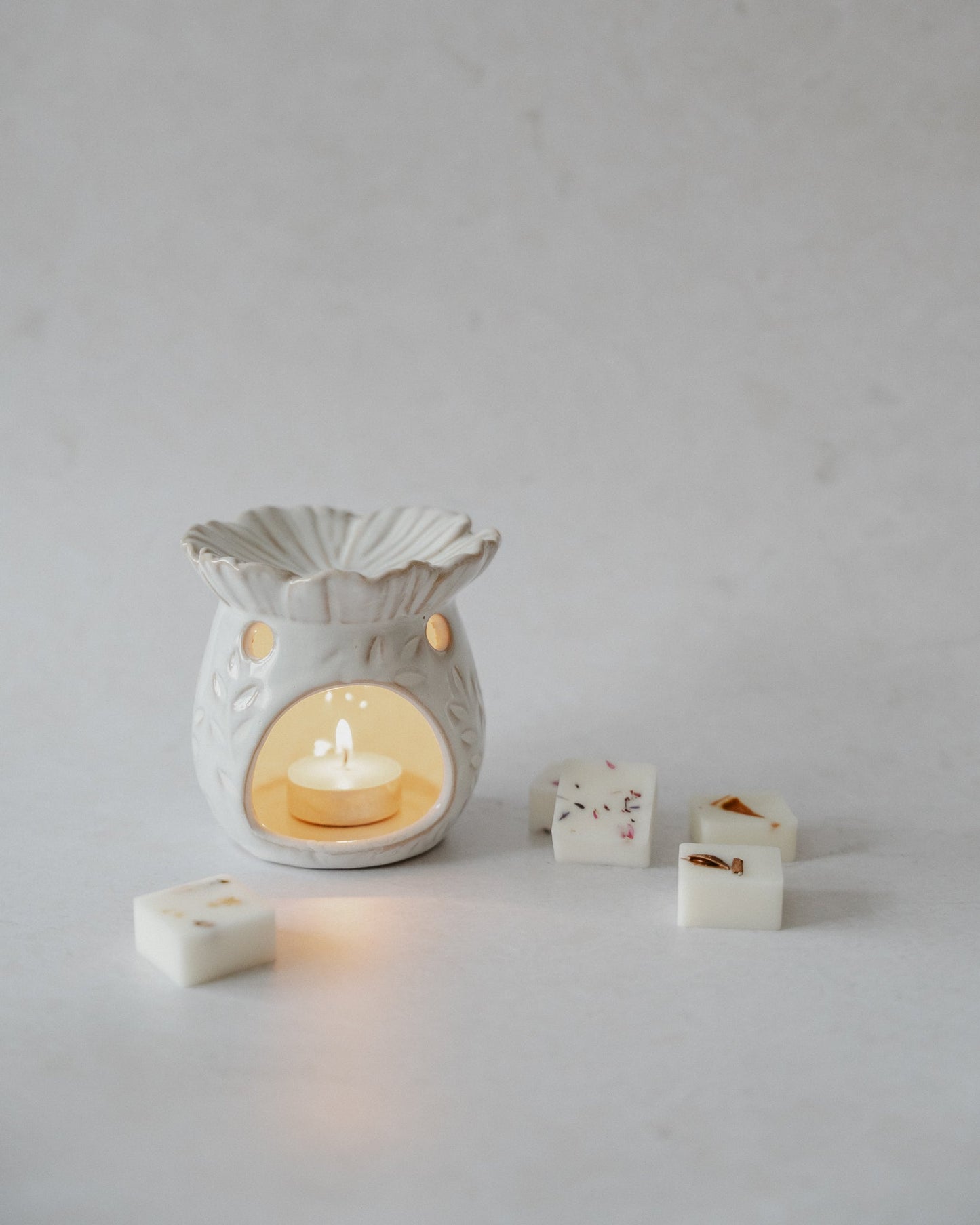 Ceramic Secret Garden Wax Melt Burner - Wick & Wist