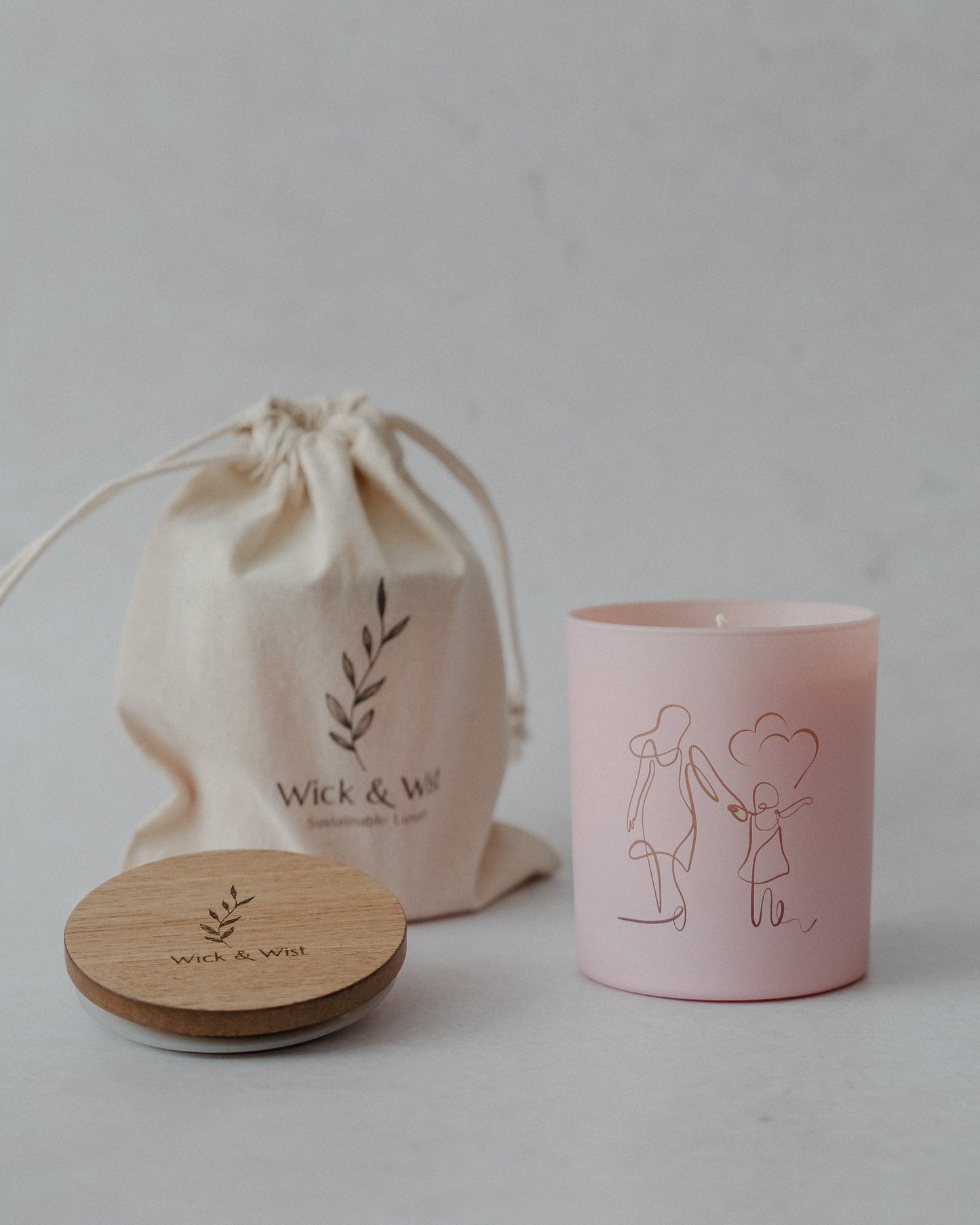 'Mother’ Limited Edition Glass Luxury Scented Candle - Wick & Wist