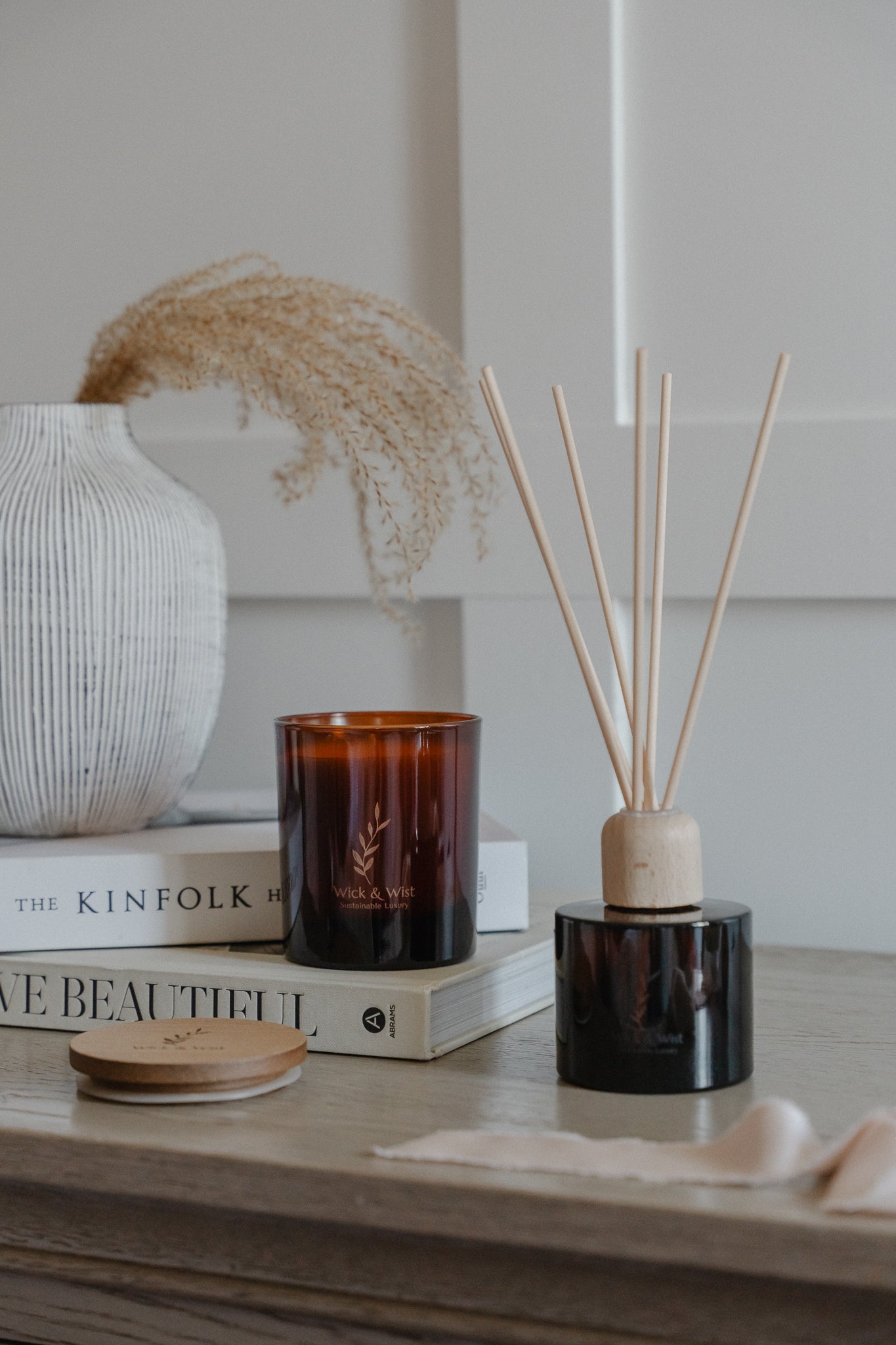 No. 03 Spiced Honey Candle & Reed Diffuser Luxury Gift Box - Wick & Wist
