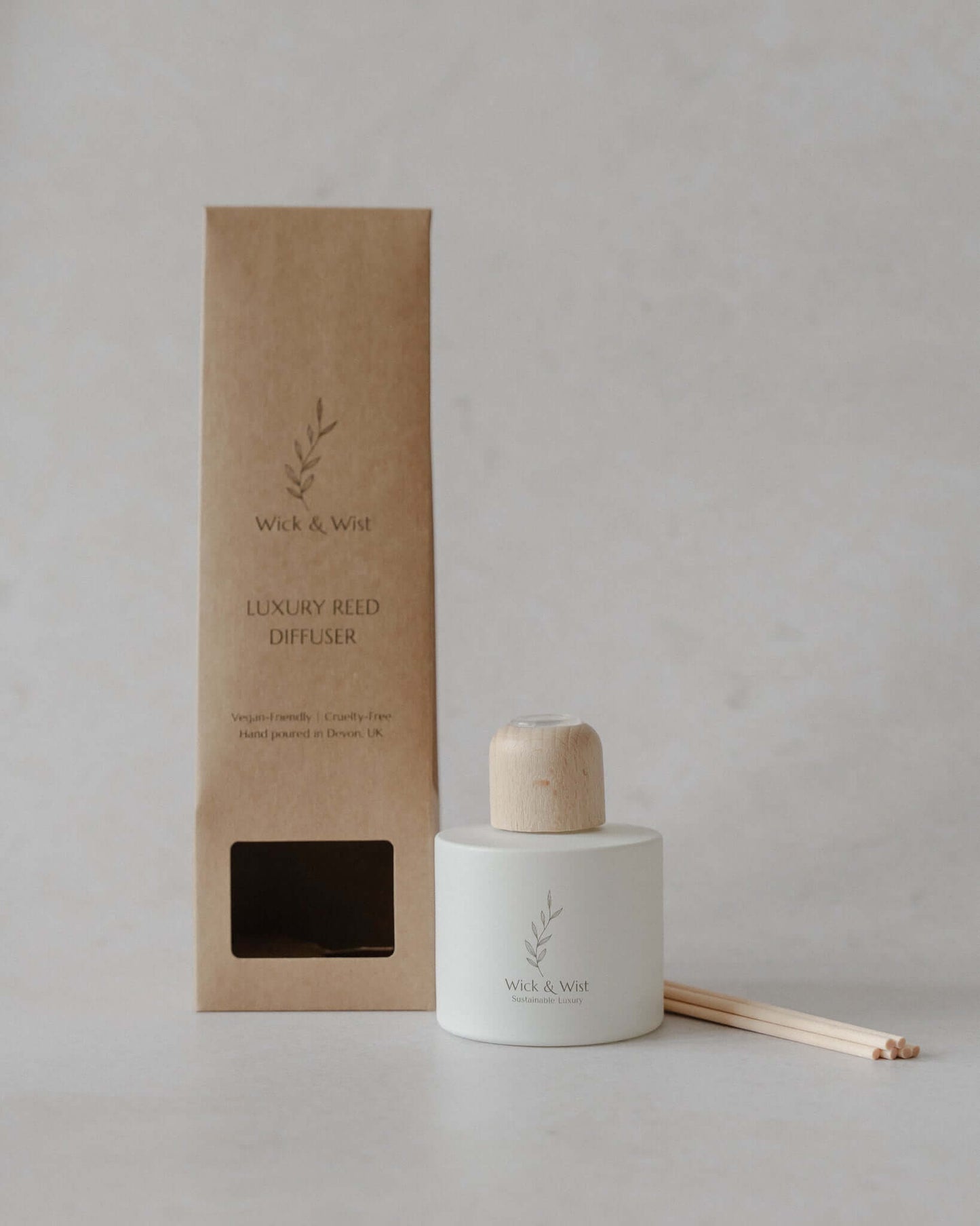 No. 12 English Pear & Patchouli Reed Diffuser - Wick & Wist