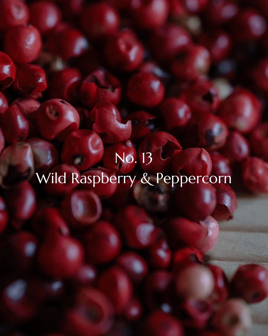 No. 13 Wild Raspberry & Peppercorn Luxury Candle - Wick & Wist