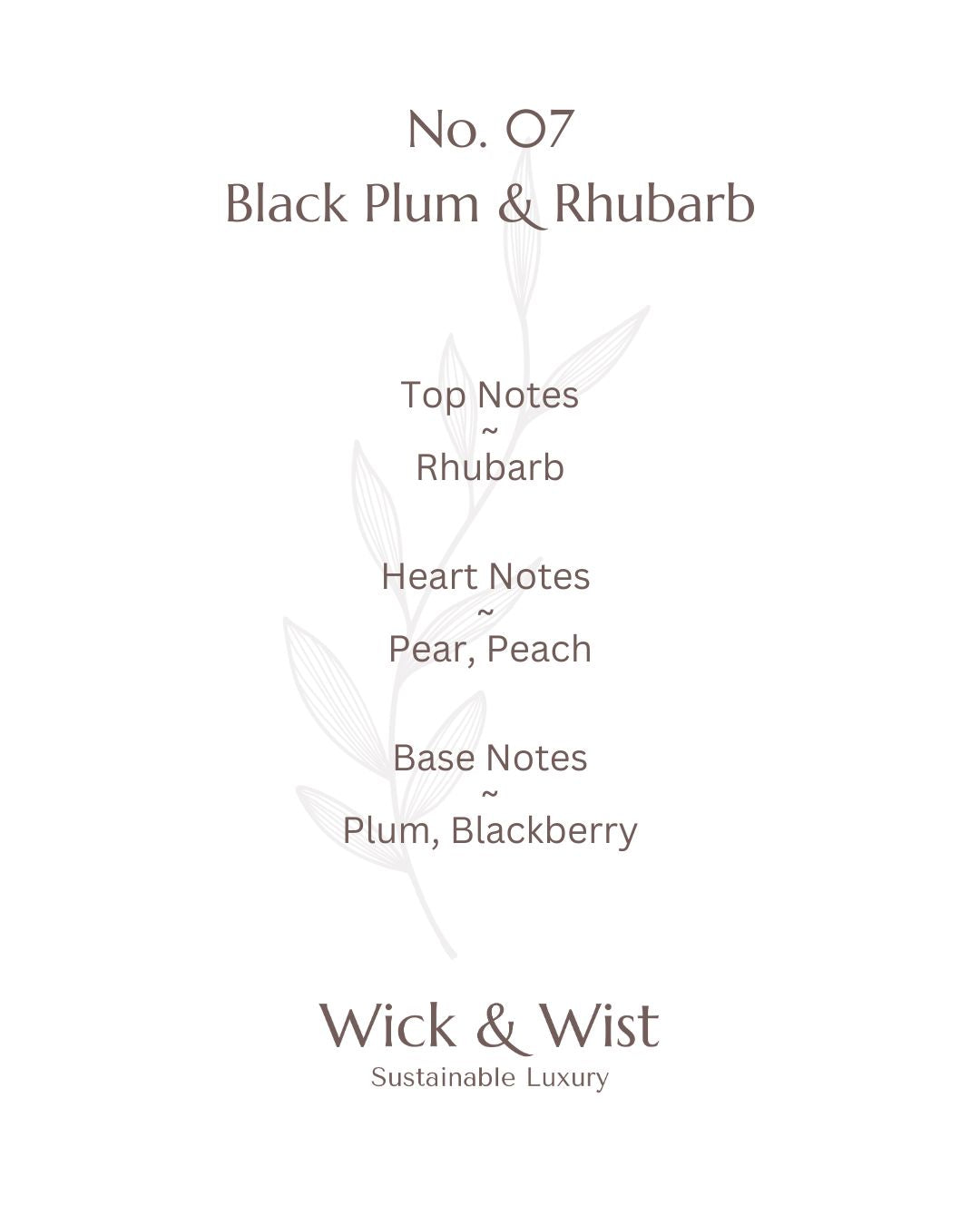 No. 07 Black Plum & Rhubarb