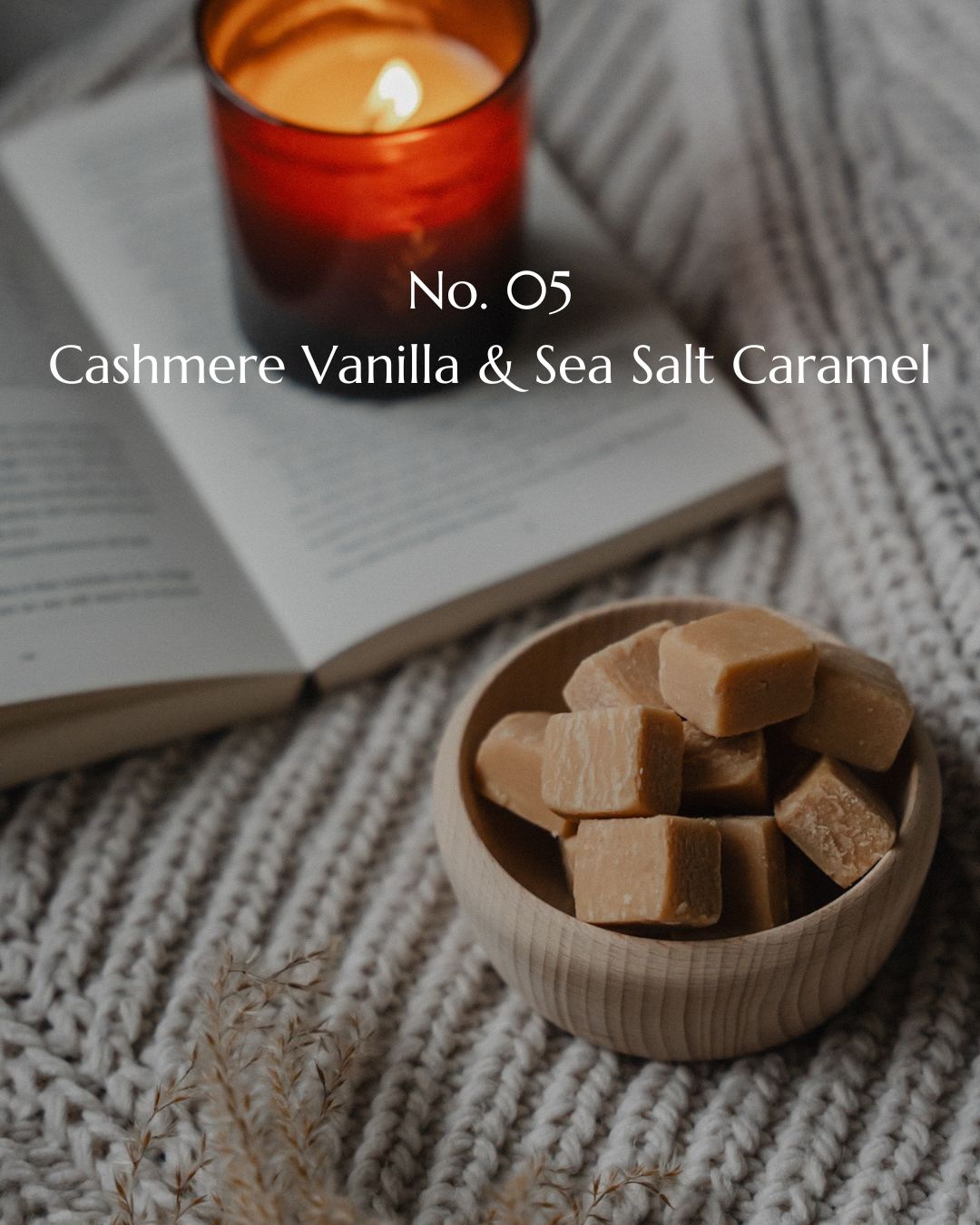 No. 05 Cashmere Vanilla & Sea Salt Caramel Luxury Candle