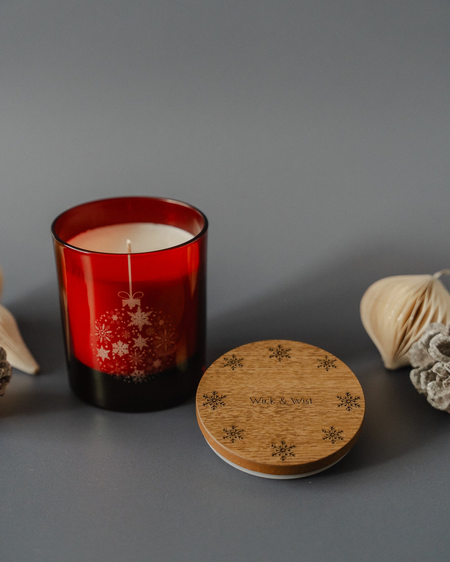 Red Bauble Christmas Edition Luxury Candle