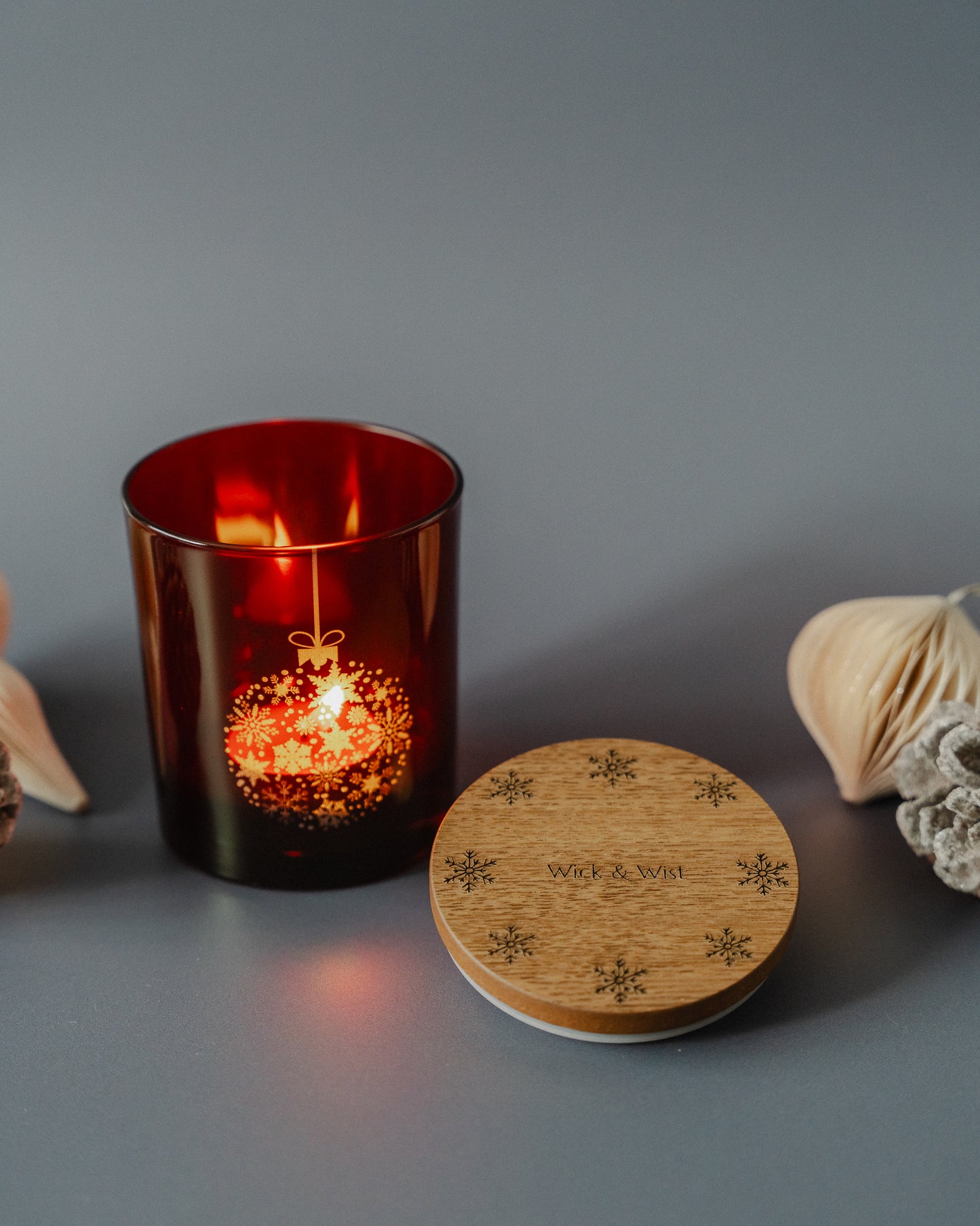 Red Bauble Christmas Edition Luxury Candle