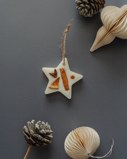 Scented Christmas Tree Decoration - Star