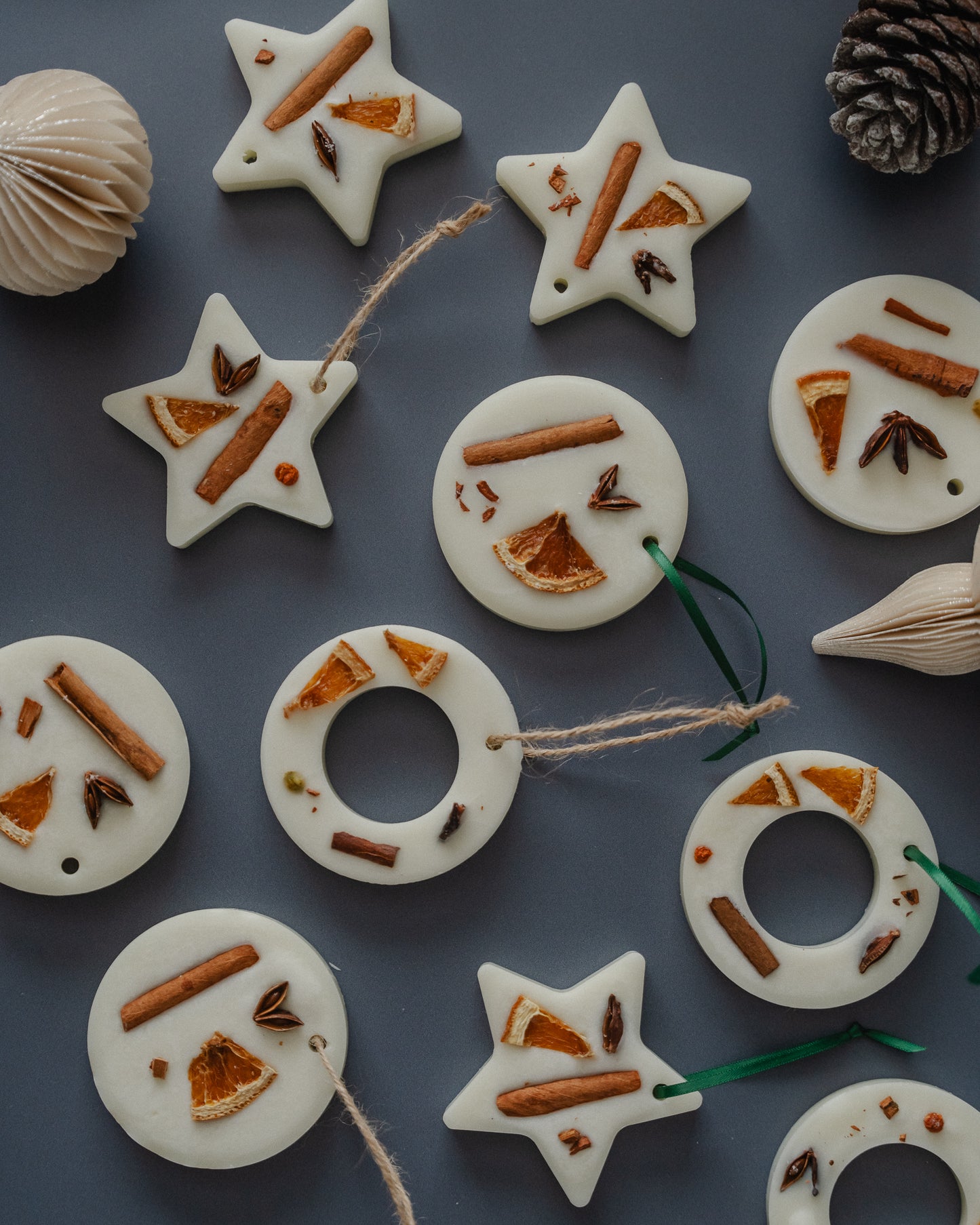 Scented Christmas Tree Decoration - Wreath