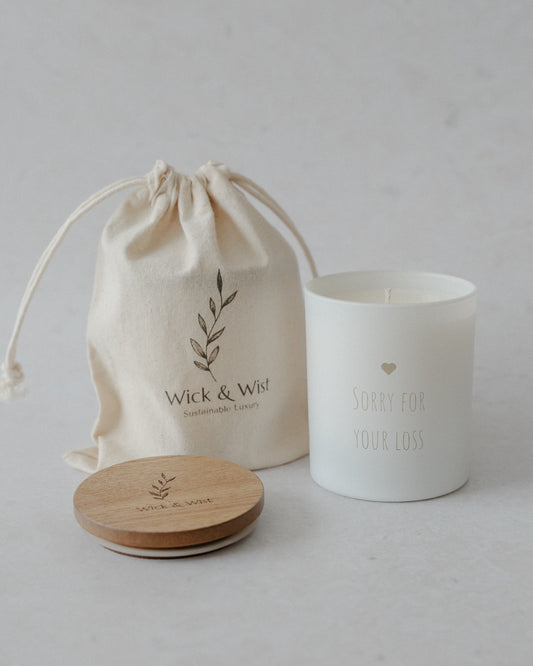 'Sorry for your loss' Luxury Scented Candle