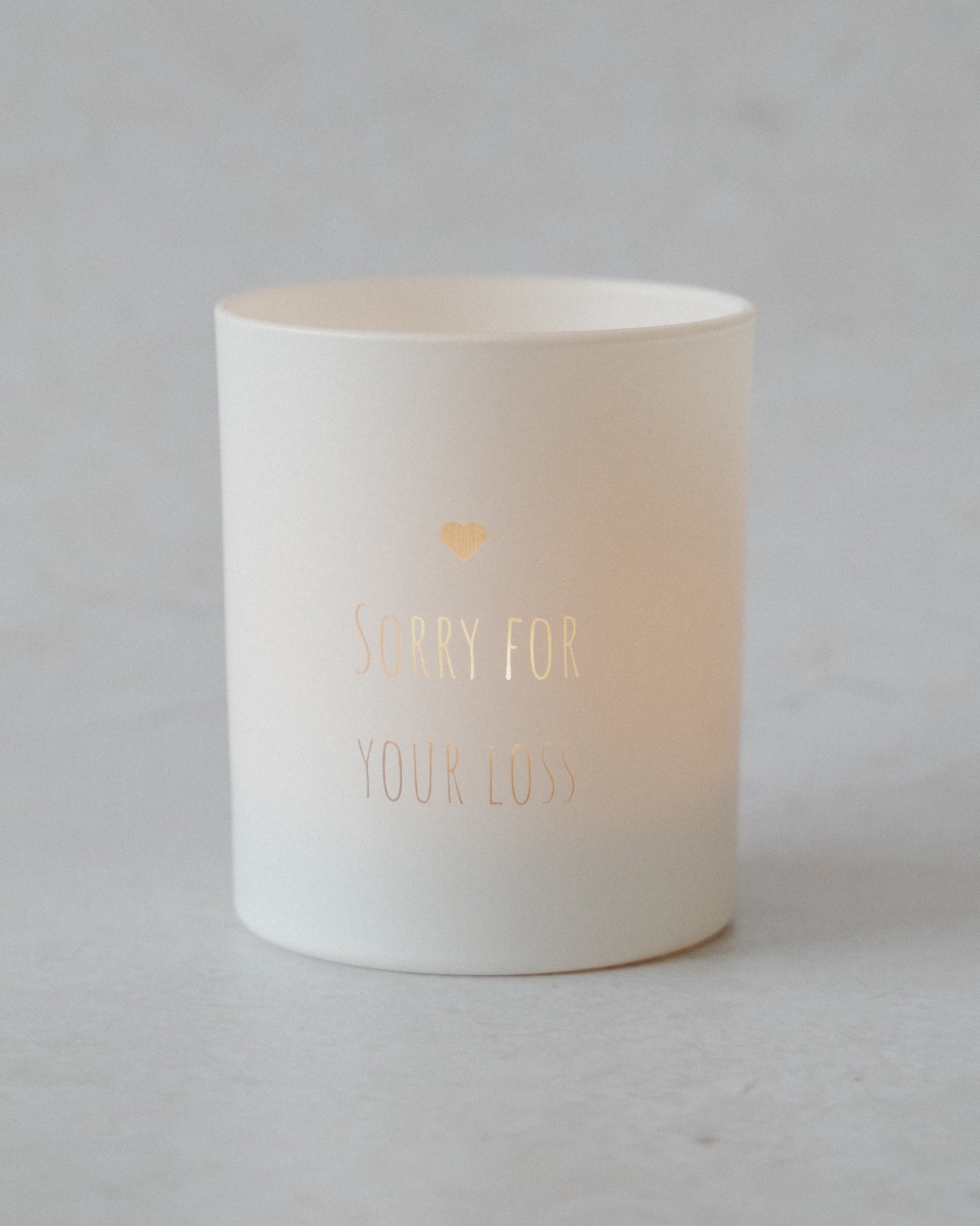 'Sorry for your loss' Luxury Scented Candle