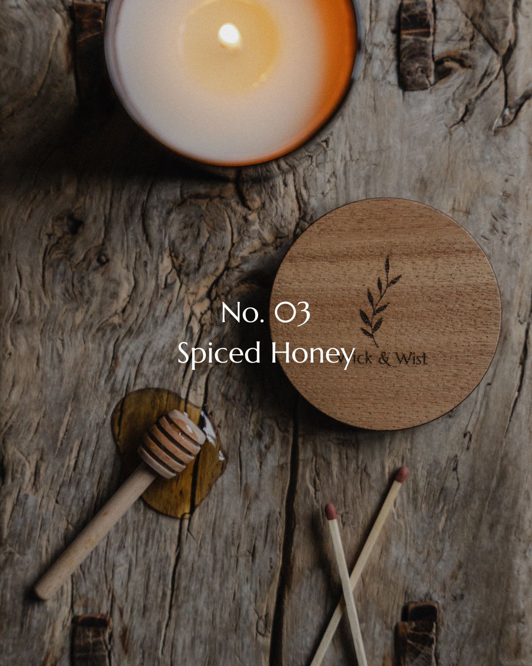 No. 03 Spiced Honey Candle & Reed Diffuser Luxury Gift Box - Wick & Wist
