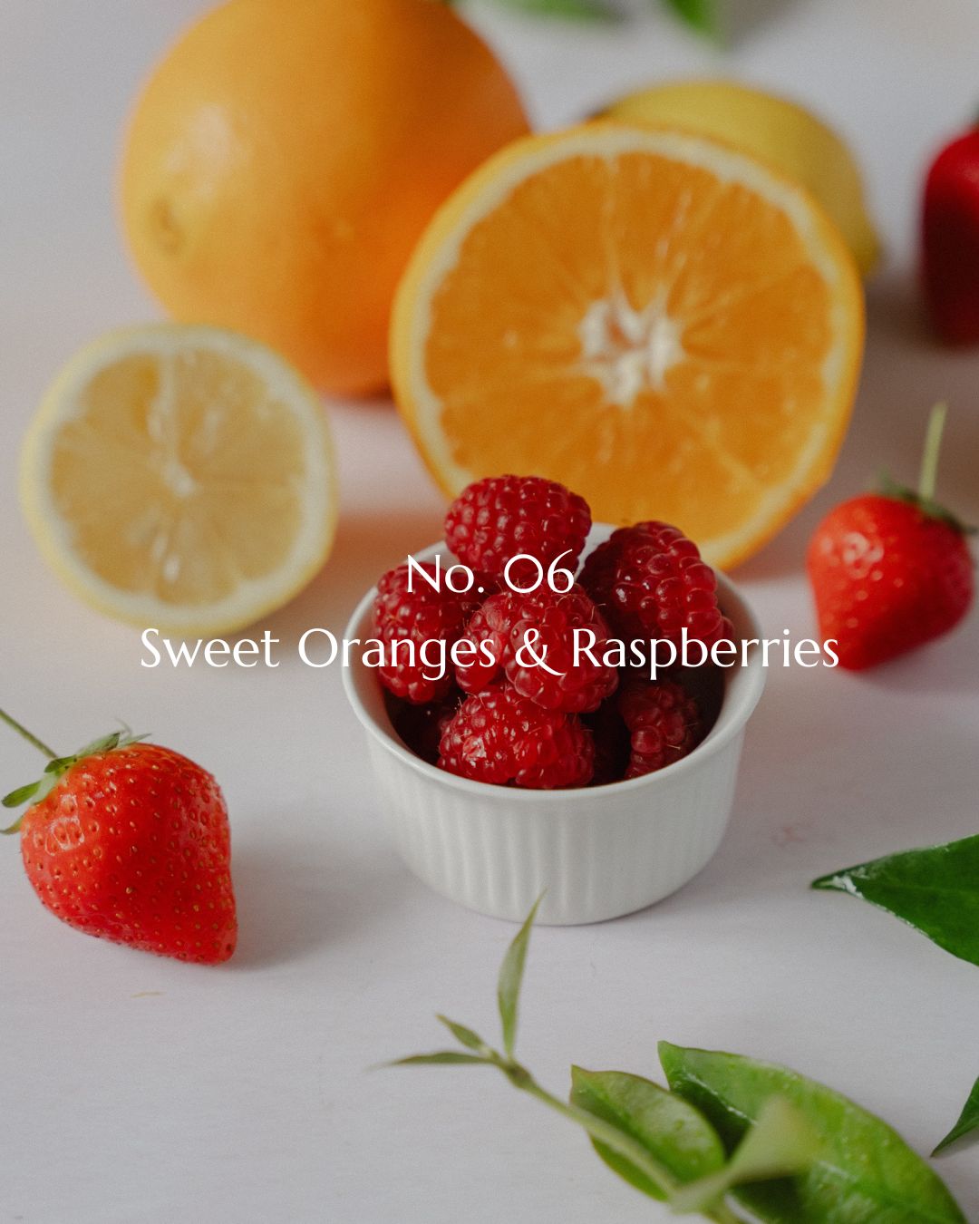 No. 06 Sweet Oranges & Raspberries Luxury Candle - Wick & Wist